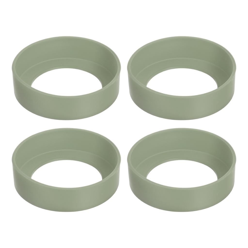 65mm Cup Holder Thermos Cup Base Protective Case Covers Pad Accessories  Silicone Cup Bottom Protective Cover Multicolor 4Pcs