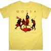 Queens of the Stone Age в Times New Roman Желтая Все Размеры S-5XL Футболка AC1966 Унисекс Футболка