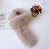 Fox Hair Scarf Women's Winter Double-sided Scarf Korean Version Long Thickened Cross Neck Cover Imitation Fur Rabbit Fur Scarf