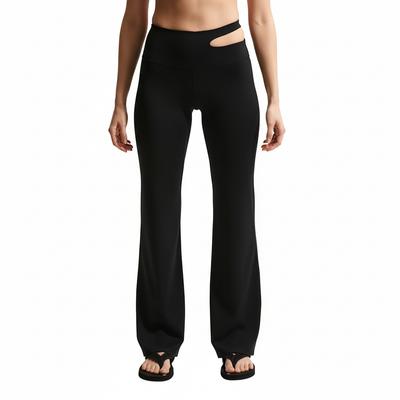 Zenvy Dri-FIT Swoosh Брюки клеш с высокой посадкой Однотонные Мягкие Брюки для йоги Женские брюки IB9116-010