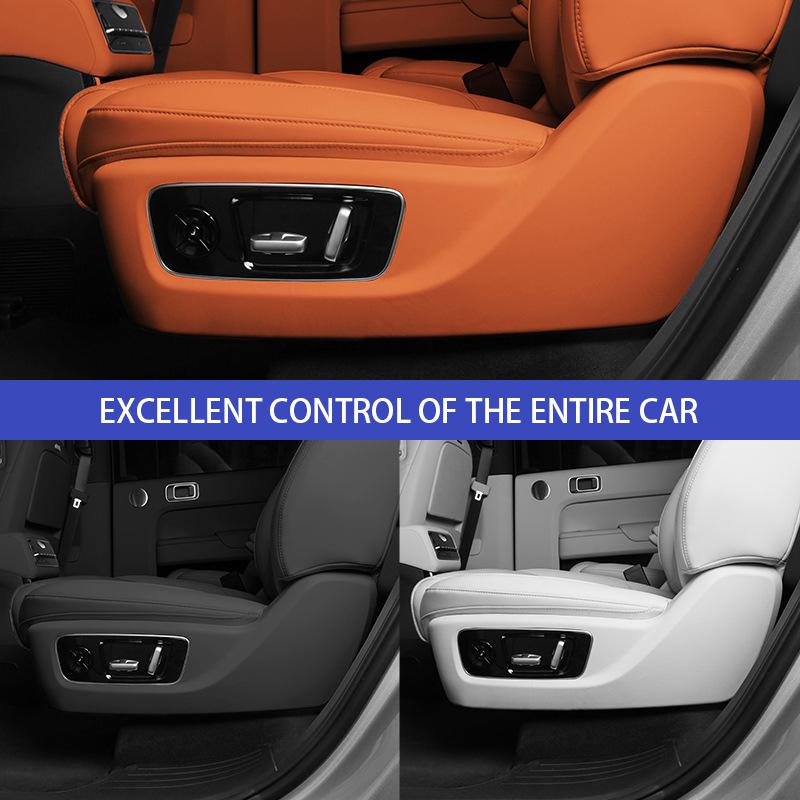 For Li Lixiang L7 L8 L9 Car Seat Adjustment Protective Sticker Ideal Leather Car Seat Adjustment Anti Kick Pads on Both Sides