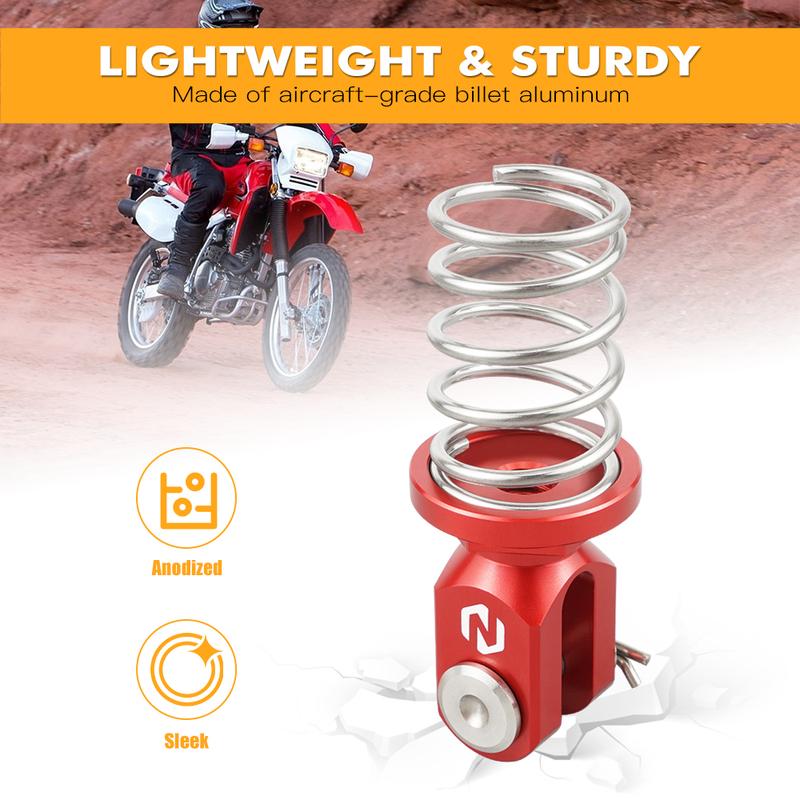 NICECNC For Honda XR650L XR 650L 1993-2025 Motorcycle Aluminum Rear Brake Return Spring Kit For Honda XR600R XR 600R 1993-2000