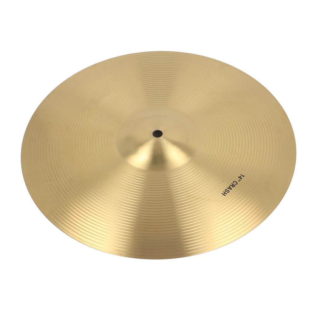 Crash Cymbal, четкий звук, латунная джазовая барабанная тарелка для профессиональных любителей музыки, 14 дюймов