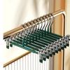 1/5 Pcs Rack Clip Stainless Steel Trousers Wardrobe Clip Anti-slip Clothespin Pants Clamp Clothes Hanger for Skirt