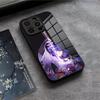 Чехол для телефона Genshin Impact Райдэн Эи в стиле Райден Сёгун для IPhone 17 Air 16 E Pro Max 15 14 13 Mini 12 Pro 11 Max Plus Черная стеклянная крышка