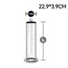 Acrylic Penis Pump Accessories Vacuum Penis Enlargement Device Masturbation Vacuum Pump Flange Pump Penis Cylinder Set Sex Toys