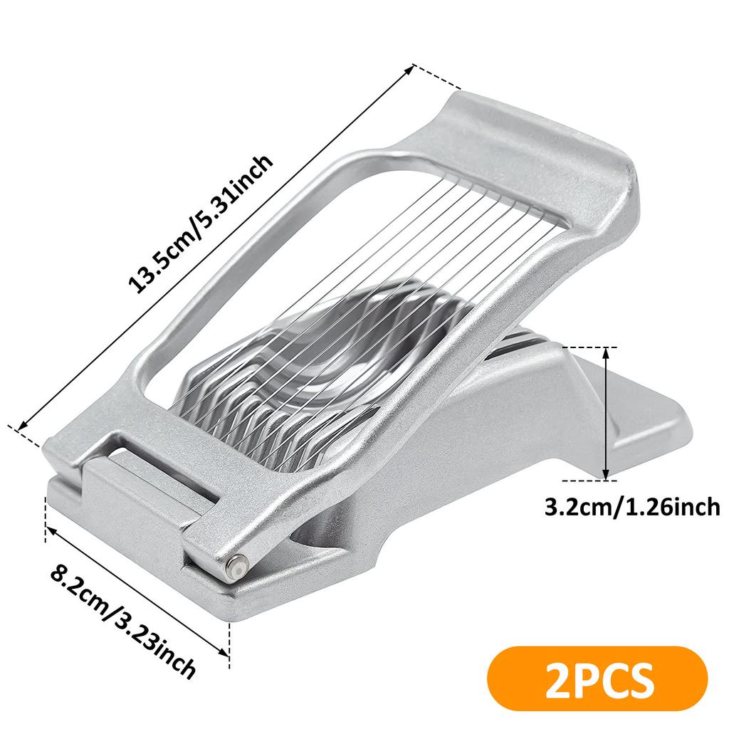 Egg Slicer Heavy Duty Aluminium Alloy Egg Slicer Cutter Slicer for Egg Ham Mushroom Strawberry Soft Fruit Kitchne Accessy 2