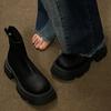 Мода Новый Бренд Женские Ботильоны на Платформе Челси Мотоциклетные Ботинки Зимняя Обувь 2025 Мода Готика Повседневная Обувь Гладиаторы Плоская Подошва Снежные Боты