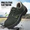 Labor Insurance Shoes Anti-smashing and Anti-piercing Work Shoes Lightweight, Wear-resistant and Breathable Protective Safety Shoes