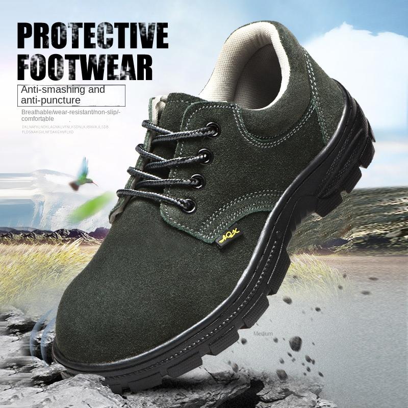 Labor Insurance Shoes Anti-smashing and Anti-piercing Work Shoes Lightweight, Wear-resistant and Breathable Protective Safety Shoes