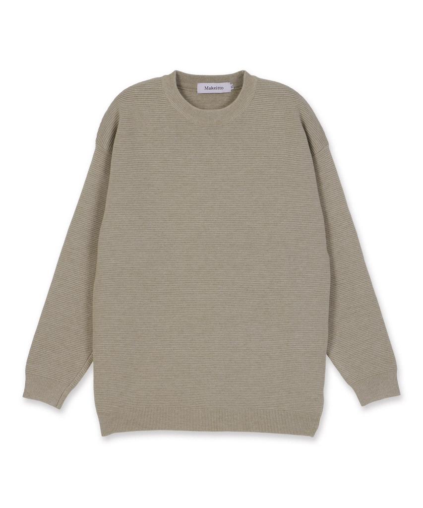 MAKEITTO Daily Viscose Crewneck Knit_Beige