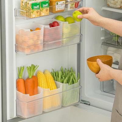 Органайзер для хранения на боковой дверце холодильника для продуктов и мелочей - Помощник свежести и организации
