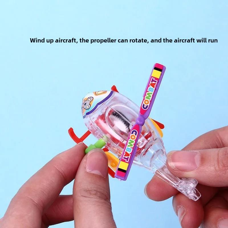 10pcs/lot Cartoon Toys Adorable Plastic Pull Back Plane Toy for Child Mini Airplane Model Funny Kids Toys Kindergarten Toys