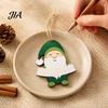 Personalized Christmas Tree Ornaments Wooden Ornament, Cute Bear Gingerbread Gnome Cat Dog Customizable Name Tags Hanging Decorations for Tree,