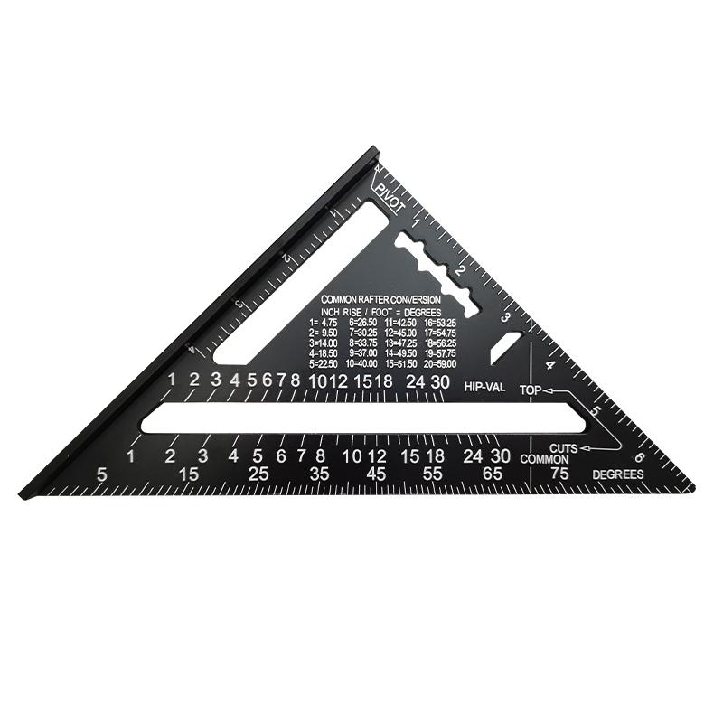 Измерительный инструмент, квадратная линейка, скоростной транспортир из алюминиевого сплава, угловая митра для плотника, трехугольная линия, чертилка, направляющая пилы