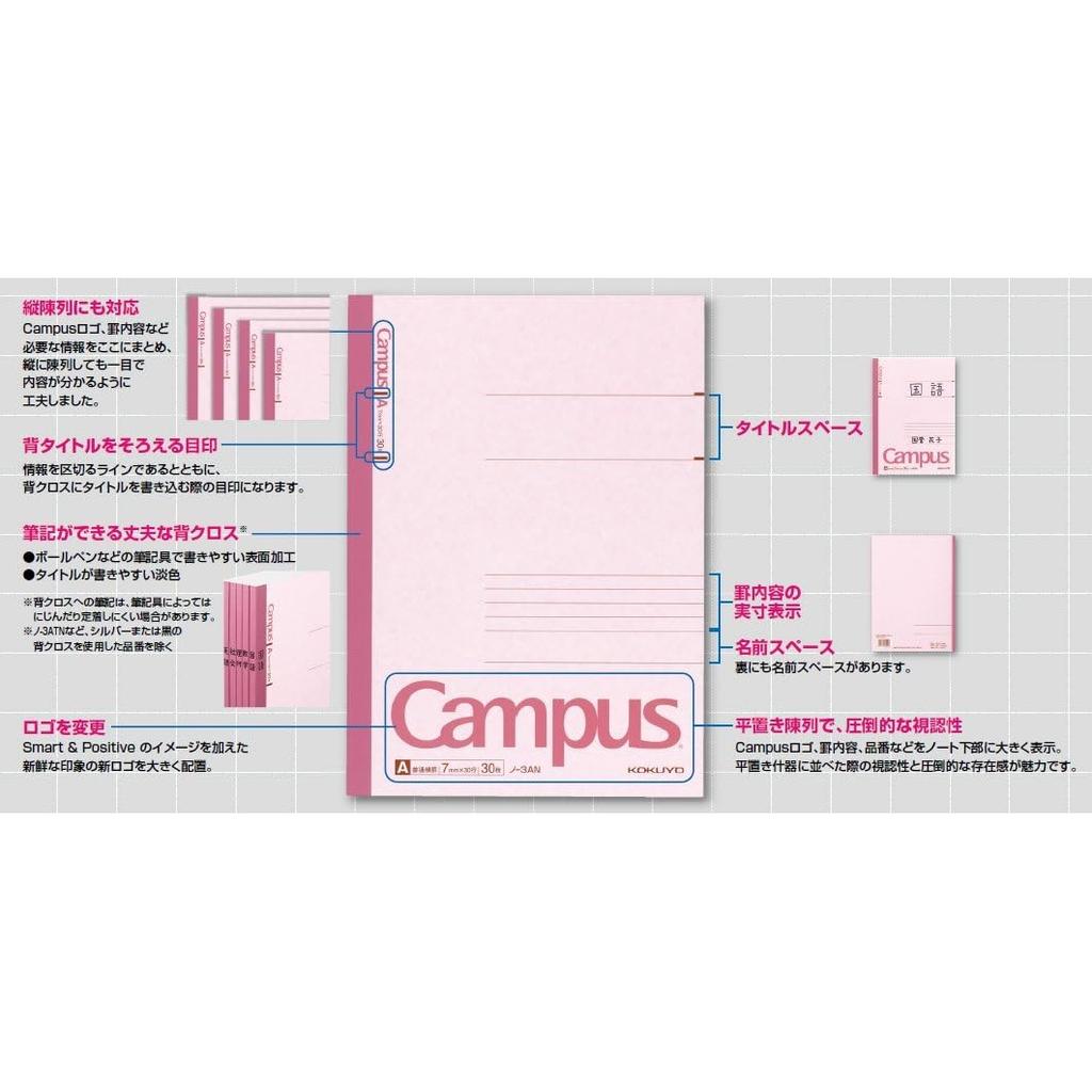 KOKUYO Campus Notebook A7 36 Ruled, pages, No-242AN