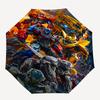 Transformers Theme Automatic Umbrella, Lightweight & Portable, 8 Rib, Perfect for Outdoor Travel, Birthdays, Christmas, Gifts.