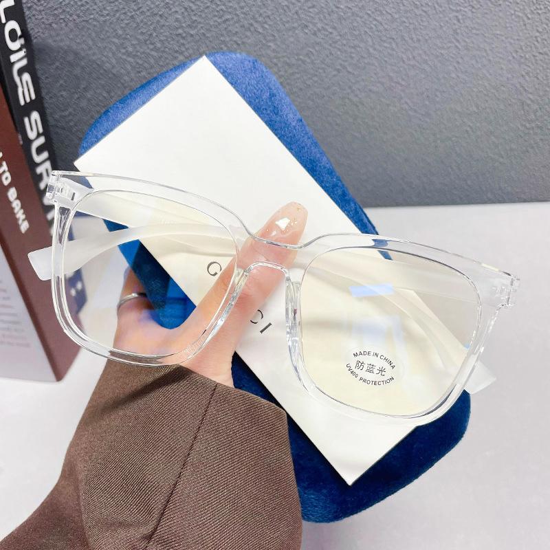 Gradient Green Fashion Square Anti Blue Light Glasses Women Luxury Brand Big Frame Presbyopia Eyeglasses Female Reading Glasses