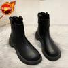 Short Shoes For Women Chelsea Footwear White Female Ankle Boots Tassel Booties Round Toe Korean Style Offer Boot High Quality