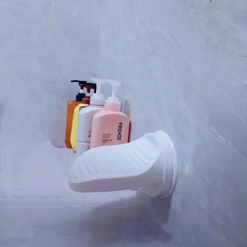 Подставка для ног для душа в ванной с присосками, вспомогательное средство для шага, держатель с захватом, педаль, присоска, противоскользящая педаль для ног, мыть ноги