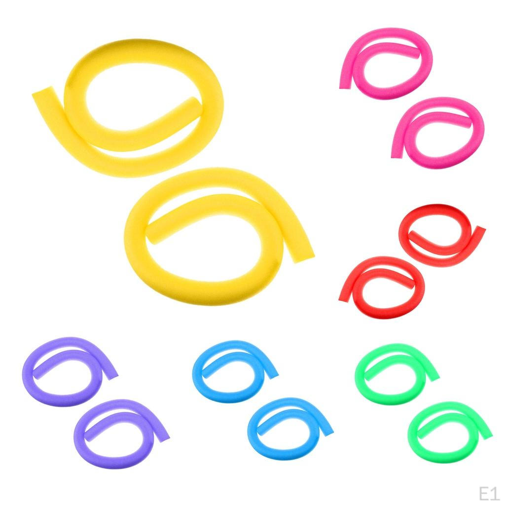 Легкий плавучий нудл для плавания, тренировочный инвентарь для бассейна, 2 штуки - Красный