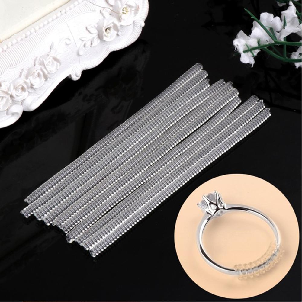 Spring Coil Invisible Tightener Reducer Ring Jewelry Guard Shell Hard Guard Ring Size Adjuster