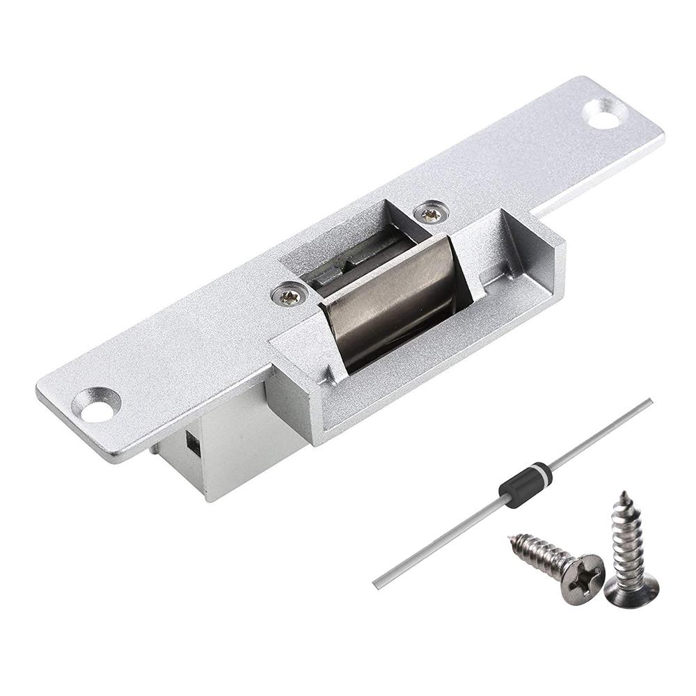 Goldbridge Factory Price Heavy Duty 12V Short Panel Electric Strike Lock Keyless Stainless Steel for Sliding Doors