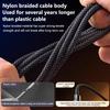 Нейлоновый плетеный зарядный кабель USB-C 240 Вт с высокоскоростной зарядкой и быстрой передачей данных