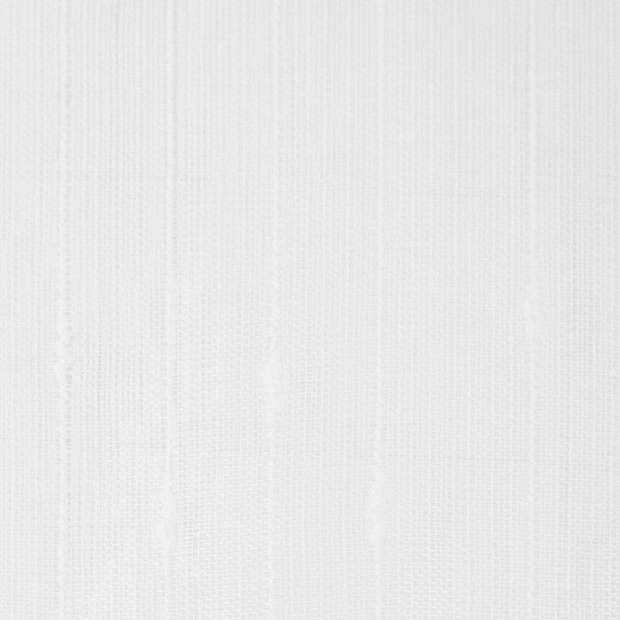 Voilage à rayures tamisant 140 x 240 cm Atmosphera - Blanc