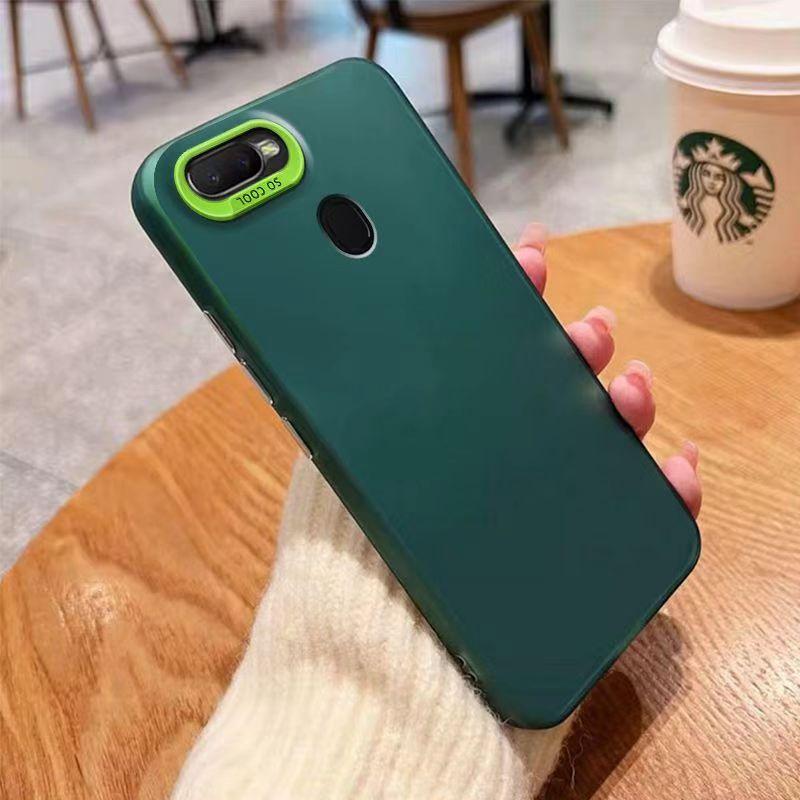 For OPPO A5s Case OPPO A7 Phone Case Oppo A7x A7N Cover Oppo A12 A12S OPPO F9 F9 Pro A5s Luxury Metallic Aurora Skin Matte Cover