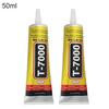 Универсальный клей T-7000, 2 шт., сильная адгезия, водонепроницаемый, экологически чистый, черный, постоянный, многоцелевой, ремонтный клей для пленки на экране телефона