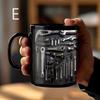 Black Tool Box Mug Men Creative Mug Mechanic Ceramic Mug Diagram Coffee Cup
