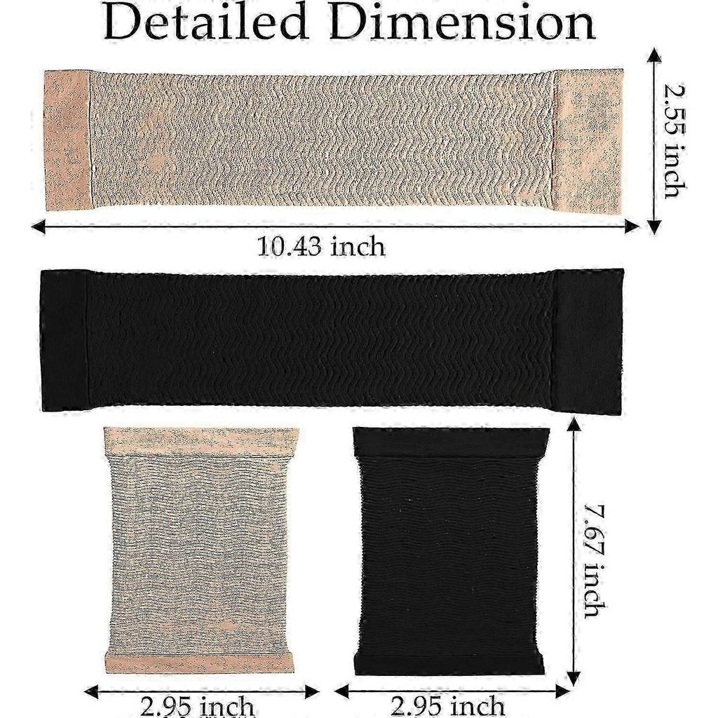 2025 Latest Model 4 Pairs Arm Shapers for Women, Compression Sleeves Wraps for