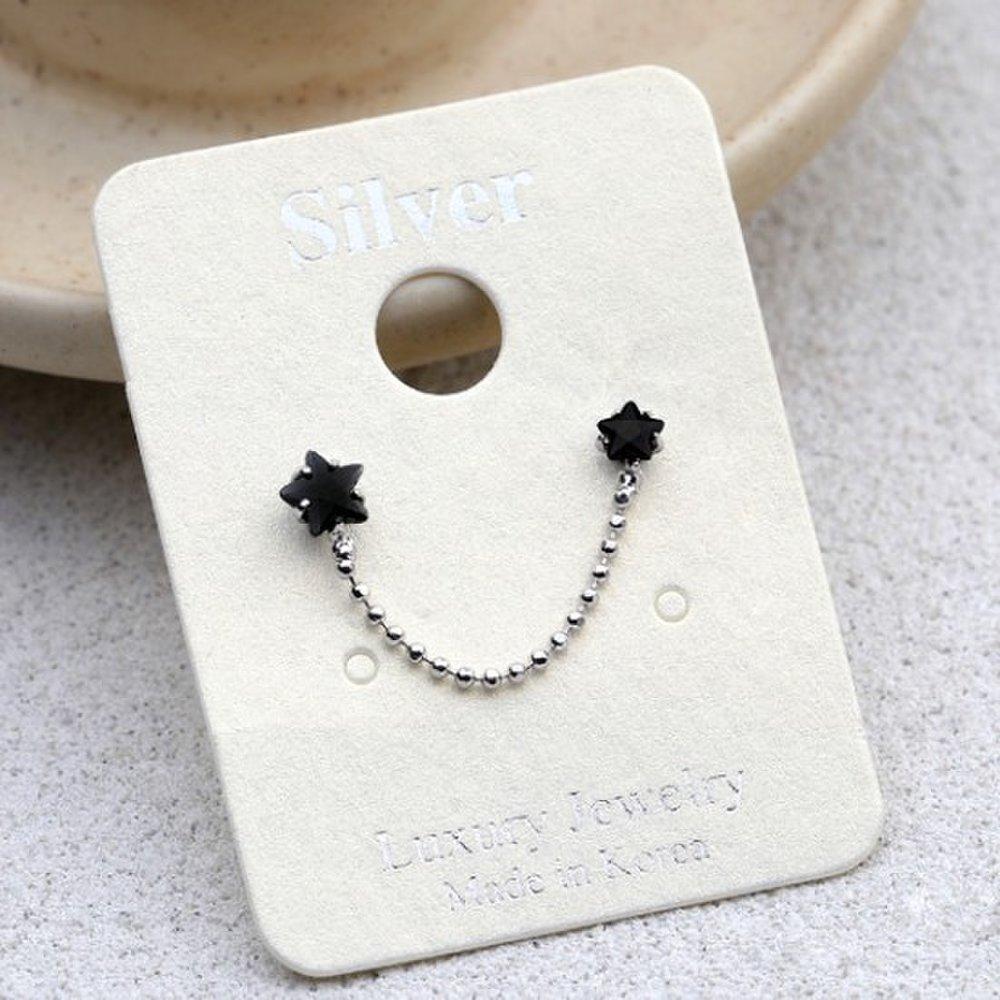 [Dijakso] Women's Daily Accessory Sari Star Link Earrings