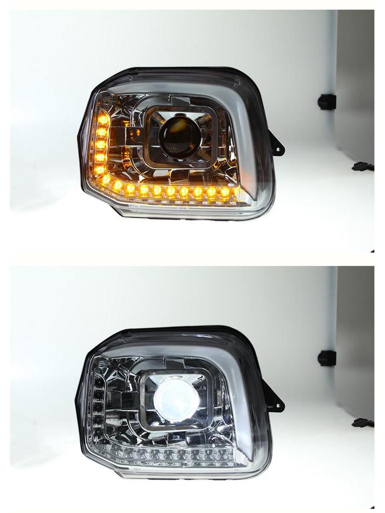 Fits 07-15 Suzuki Jimny: LED Headlight Assembly with Daytime Running Light & Sequential Turn Signal