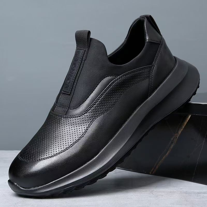 2025 Новая Черная Серия Повседневная Обувь для Мужчин Низкий Верх Удобная Мягкая Беговая и Спортивная Обувь Zapatillas deportivas