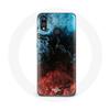Case for Huawei P20 Lite Abstract Texture Background Red Black Blue