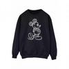 Womens/Ladies Mickey Mouse Sketch Kick Sweatshirt