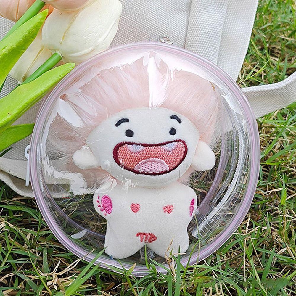 Multicolor Doll Display Box 10cm Doll Storage Case Mini Clear Outdoor Bag