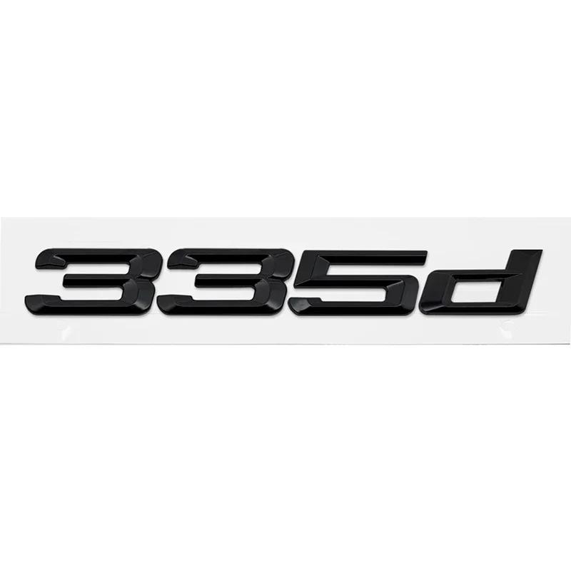 ABS Автомобильные Задние Буквы Логотип Значок Шильдик Наклейка Для BMW 3 серии 318d 320d 325d 328d 330d 335d E46 E90 E91 F30 F31 F34 G20