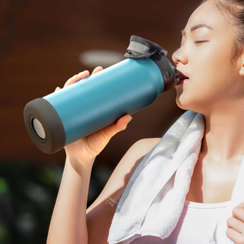 Atlas Activa 1 Liter Water Bottle, Direct Drink, Vacuum Insulated, Cold Storage, Lightweight, Sports Drink Compatible, Large Capacity, Easy to Carry,