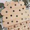 1/2/3Pcs Wooden Flower Arrangement Board DIY Handmade Flower Holder Nature Floral Plant