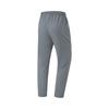 Li Ning Fitness Series Solid Color Mid Waist Comfortable Breathable Versatile Straight Leg Sports Pants Men Pants Shadow-Gray AYKU169-3