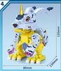 Digital Monster Model Building Blocks Brick Kit Digimon Adventure Agumon Garudamon Metal Greymon Figure Set Cartoon Toy Kid Gift