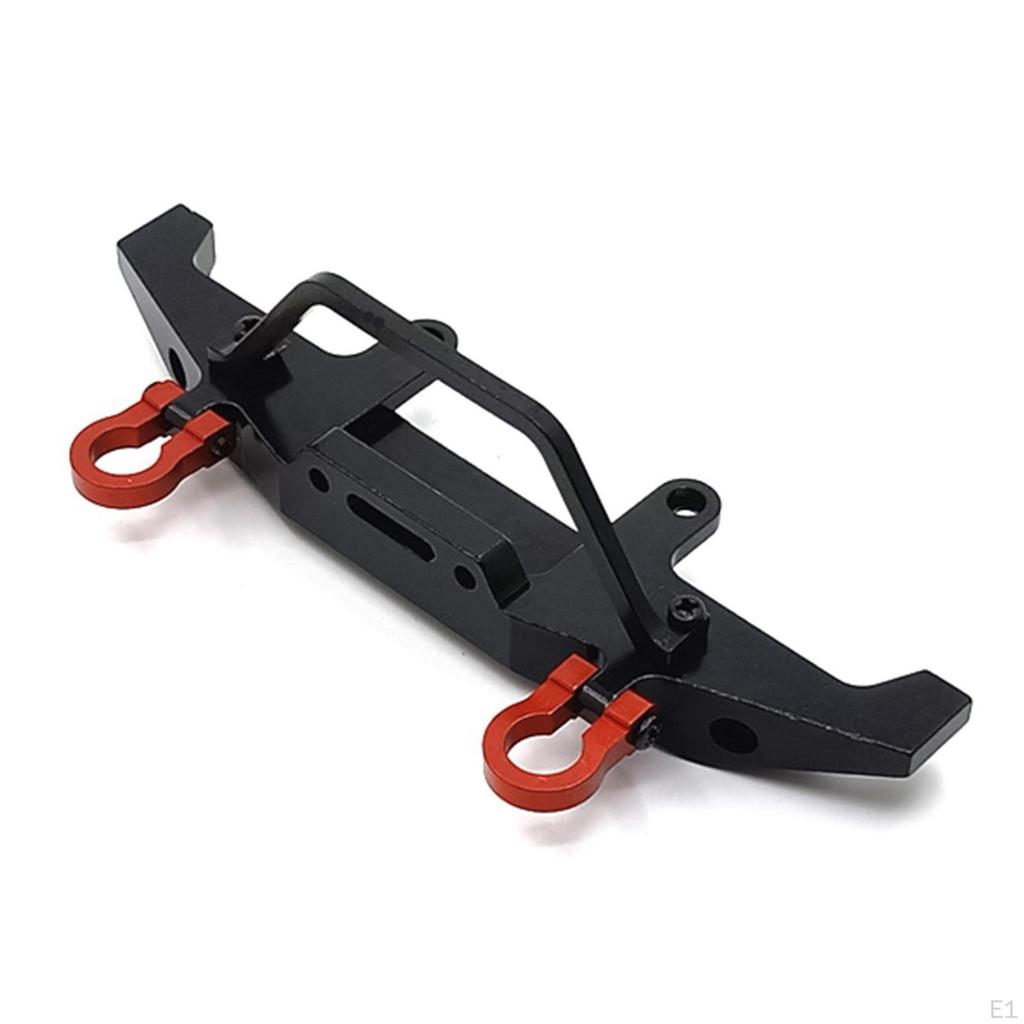 Передний противоударный бампер с фаркопом Подходит для WPL C14 C24 1/16 RC Грузовика Автомобиля Обновление аксессуары