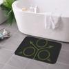 1PC Windmill Pattern Kitchen Rug Non-Slip Door Mat Pop design Bathroom Rug Bath Mat Carpet for Home Sink Laundry Decoreeree