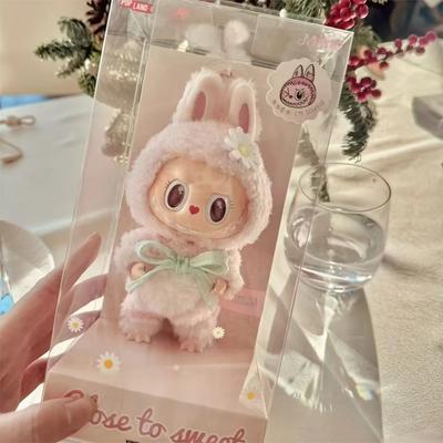 Розовый Лабубу Мококо 1-й весенний цветок Милая виниловая кукла Kawaii Украшение для рюкзака Кукла Парк развлечений Ограниченный тираж
