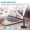 Portable USB Microphone for Desktop External USB PC Microphone Computer,