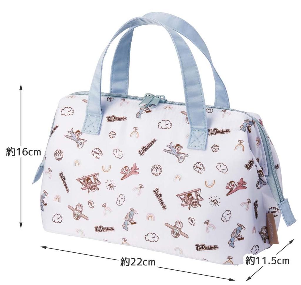 Skater Ланч-бокс Doraemon Sky Bag, Термоизолированный, Застежка, Женский, Sanrio, Я Дораэмон, Прогулка, KGA1-A
