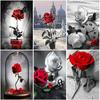 5D Rose Flower Diamond Painting Scenery Full Round DIY Diamond Art Embroidery New Arrival Mosaic Handmade Home Decor Gift
